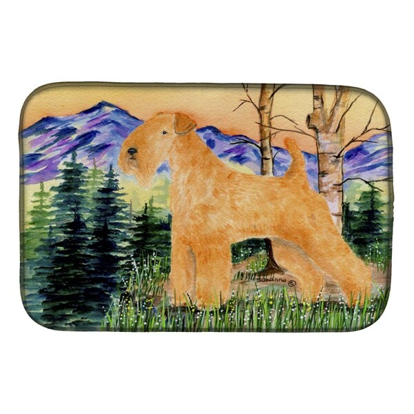 Carolines Treasures Lakeland Terrier Dish Drying Mat - SS8168DDM