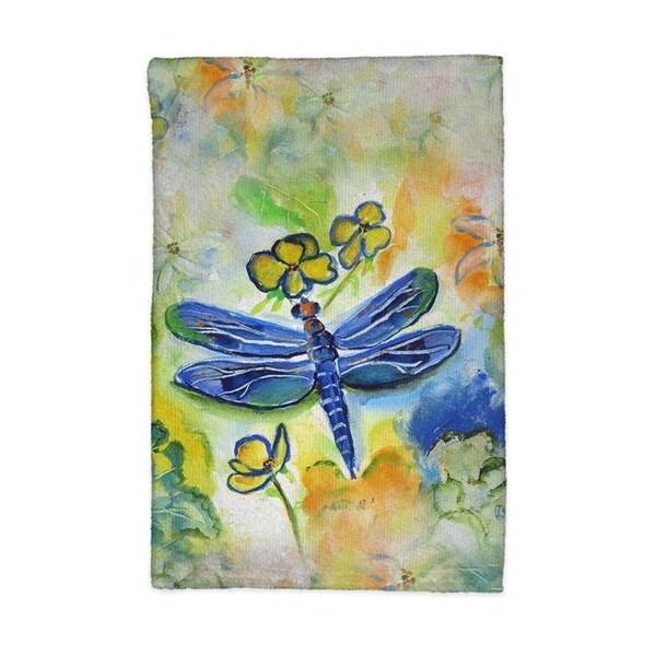 Betsy Drake Betsydrake KT817 16 x 25 in. Dragonflys Garden Kitchen Towel - KT817