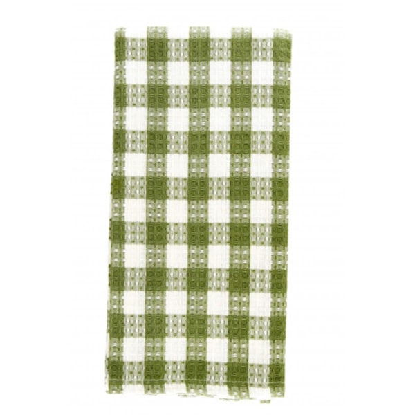 Mr. Mjs Trading AG-30293S-4 Tea Towels, Toro Green Check, 4PK - AG-30293S/4