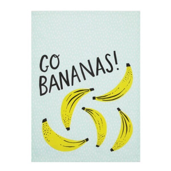 Peking Handicraft 18 x 25 in. Go Bananas Kitchen Towel, 2PK - 04HLL18C