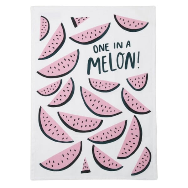 Tarifa 18 x 25 in. One in a Melon 1 Design Kitchen Towel, 2PK - TA3685895