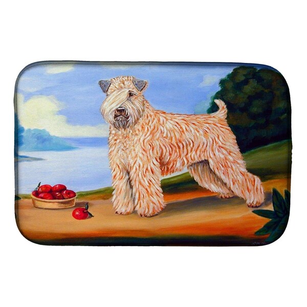 Carolines Treasures Wheaten Terrier Soft Coated Dish Drying Mat - 7509DDM