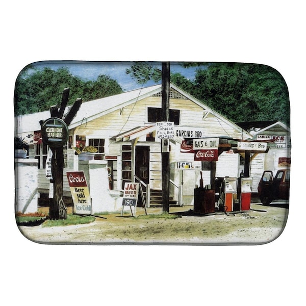 Carolines Treasures Garcias Grocery Dish Drying Mat - 8130DDM