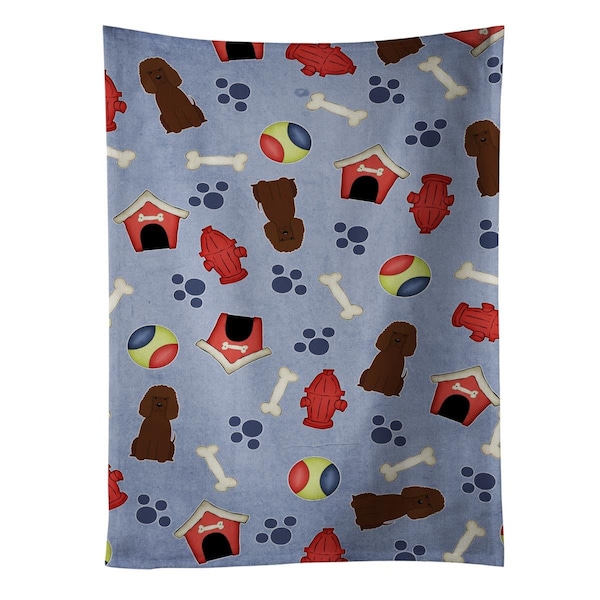 Carolines Treasures Dog House Collection Irish Water Spaniel Kitchen Towel - BB2676KTWL