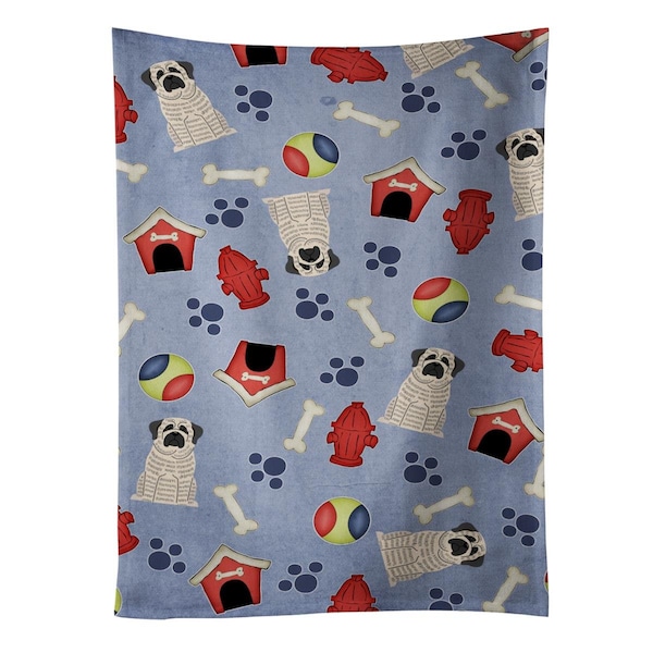 Carolines Treasures Dog House Collection Mastiff Brindle White Kitchen Towel - BB2629KTWL