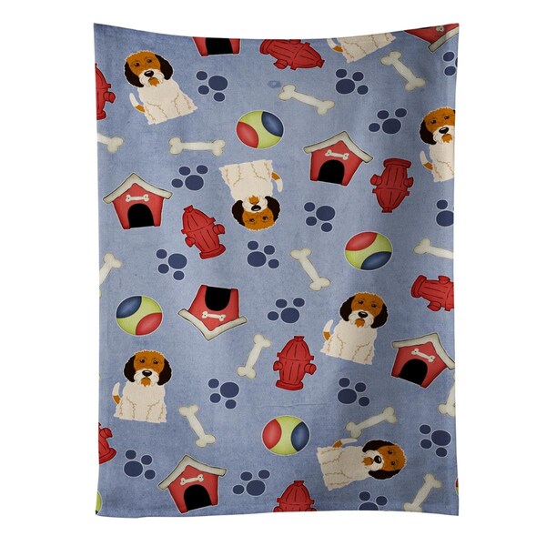 Carolines Treasures Dog House Collection Petit Basset Griffon Veenden Kitchen Towel - BB2692KTWL
