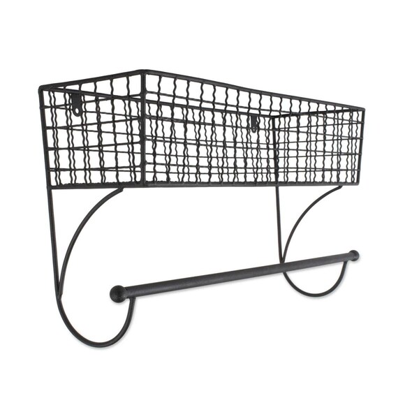 Fastfood Black Farmhouse Towel Rack - Large - FA2567657
