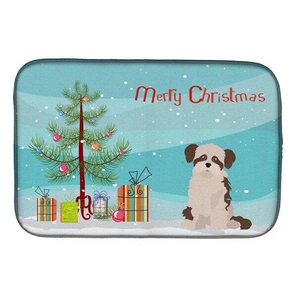 Carolines Treasures Shi Chi No.3 Christmas Tree Dish Drying Mat - CK3890DDM