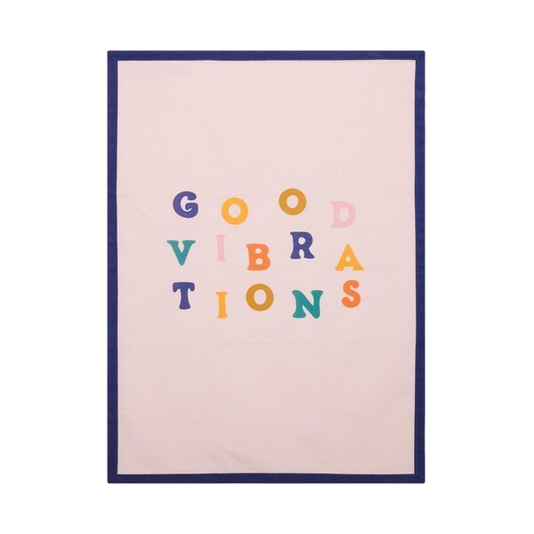 Peking Handicraft 18 x 25 in. Good Vibration Kitchen Towel, 4PK - 04EO124C