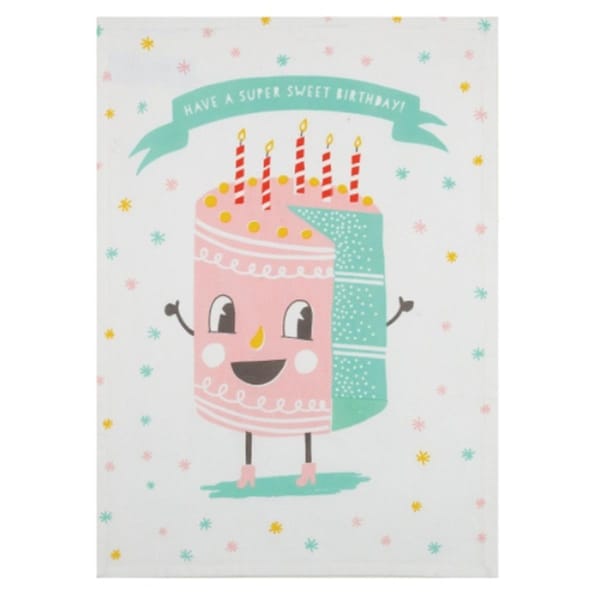 Peking Handicraft 18 x 25 in. Sweet Birthday Kitchen Towel, 2PK - 04HLL21C