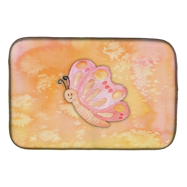 Carolines Treasures Butterfly Watercolor Dish Drying Mat - BB7384DDM