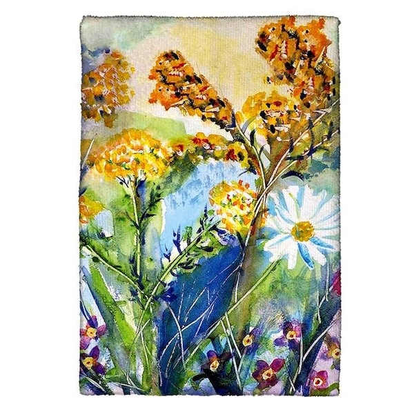 Betsy Drake Betsy Drake KT166 16 x 25 in. Wild Flowers Kitchen Towel - KT166