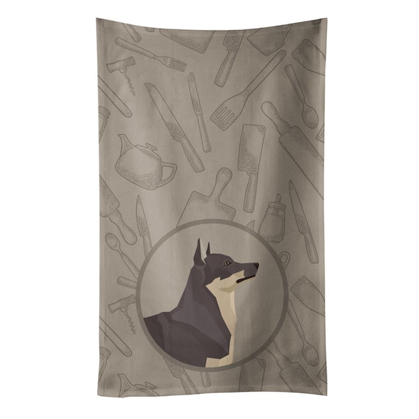 Carolines Treasures Swedish Vallhund in the Kitchen Kitchen Towel - CK2213KTWL