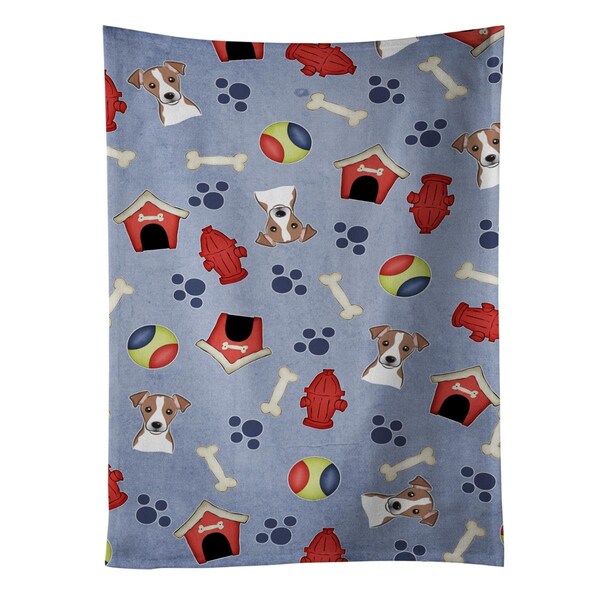 Carolines Treasures Dog House Collection Jack Russell Terrier Kitchen Towel - BB4039KTWL