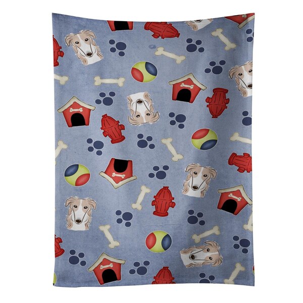 Carolines Treasures Dog House Collection Borzoi Kitchen Towel - BB4007KTWL