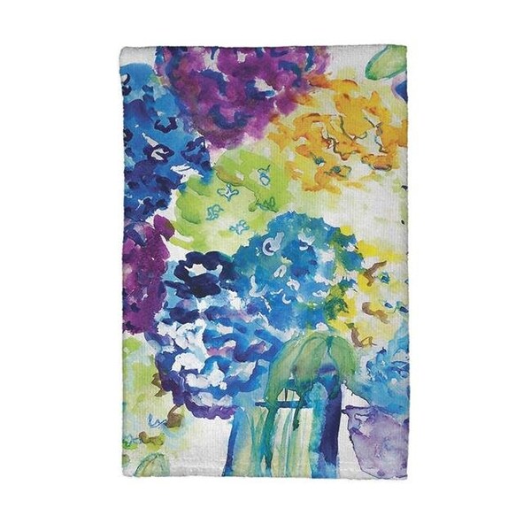 Betsy Drake Betsy Drake KT022 Hydrangea Kitchen Towel - KT022