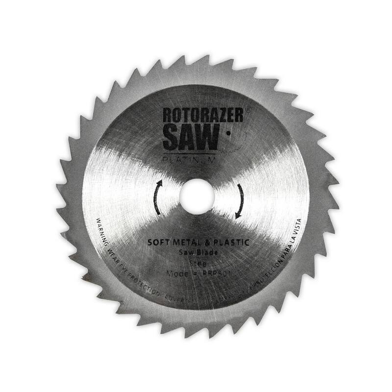 Juego de 3 cuchillas de sierra de reemplazo oficial para ROTORAZER SAW Platinum RZ200 y RZ120 - 10RT01RBP01