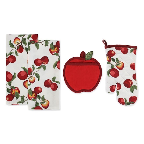 Fastfood Apple Orchard Print Kitchen Dishtowel - FA2567872