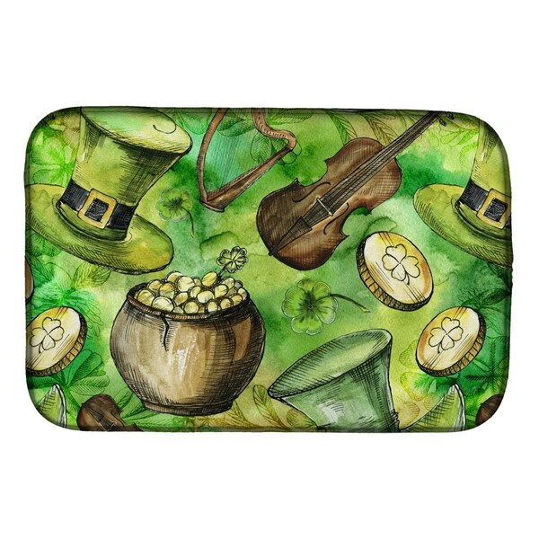 Carolines Treasures Luck of the Irish Dish Drying Mat - BB5755DDM