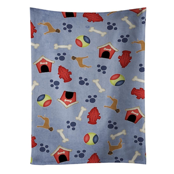 Carolines Treasures Dog House Collection Brindle Natural Great Dane Kitchen Towel - BB4089KTWL