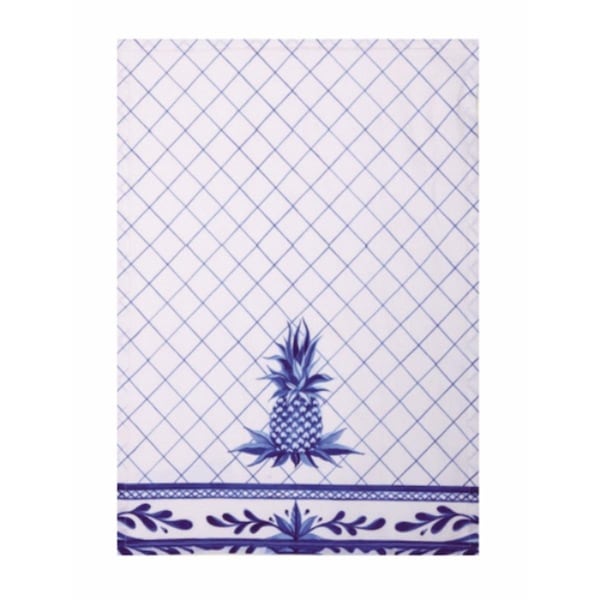Peking Handicraft 18 x 25 in. Blue Pineapple All Over Kitchen Towel, 4PK - 04SER557C