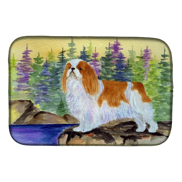 Carolines Treasures English Toy Spaniel Dish Drying Mat - SS8204DDM