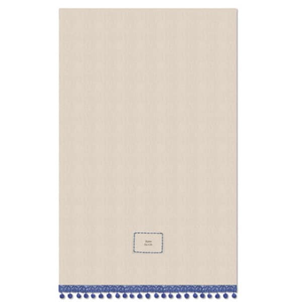Heritage Lace Vintage Pom Pom Have Faith Tea Towel - VPTTBU-1