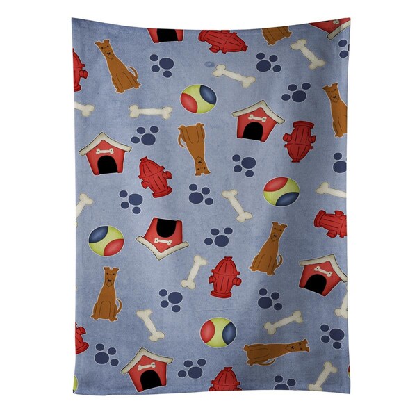 Carolines Treasures Dog House Collection Irish Terrier Kitchen Towel - BB2675KTWL