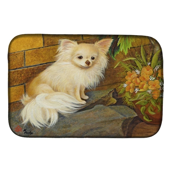 Carolines Treasures Chihuahua Just Basking Dish Drying Mat - MH1053DDM