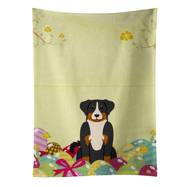 Carolines Treasures Easter Eggs Appenzeller Sennenhund Kitchen Towel - BB6043KTWL