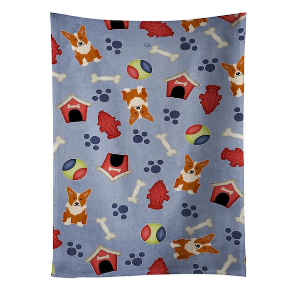 Carolines Treasures Dog House Collection Corgi Kitchen Towel - BB2713KTWL