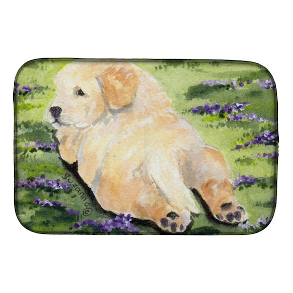 Carolines Treasures Golden Retriever Dish Drying Mat - SS8833DDM