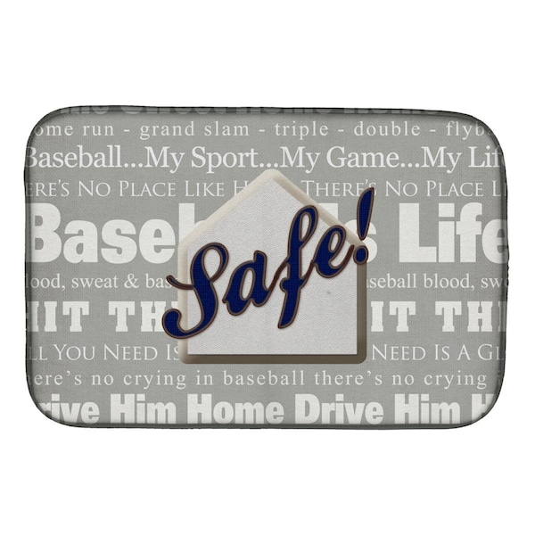 Carolines Treasures Safe at Home Dish Drying Mat - SB3079DDM