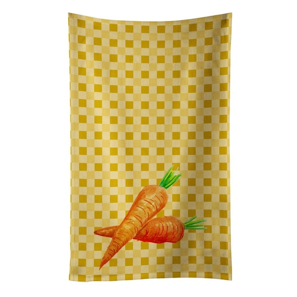 Carolines Treasures Carrots on Basketweave Kitchen Towel - BB7189KTWL