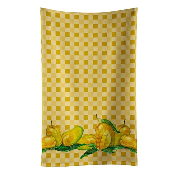 Carolines Treasures Mangos on Basketweave Kitchen Towel - BB7174KTWL