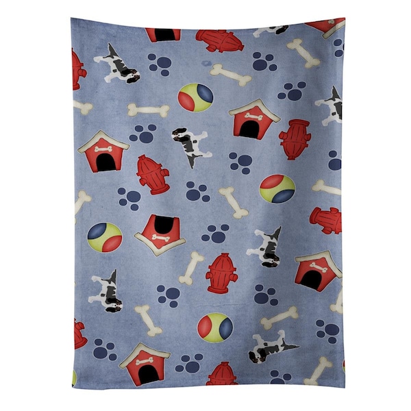 Carolines Treasures Dog House Collection Cavalier King Charles Spaniel Tricolor Kitchen Towel - BB4058KTWL