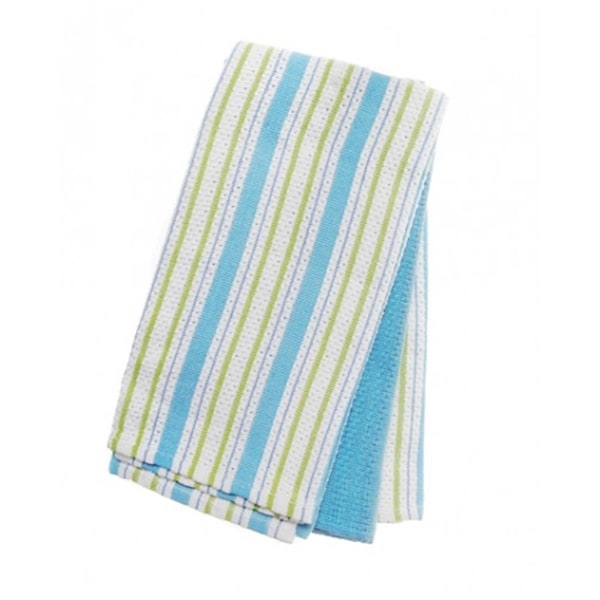 Mr. Mjs Trading 3 Piece Tea Towels Set, Blue Stripes - AG-34630