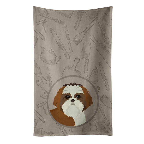 Carolines Treasures Shih Tzu in the Kitchen Kitchen Towel - CK2210KTWL