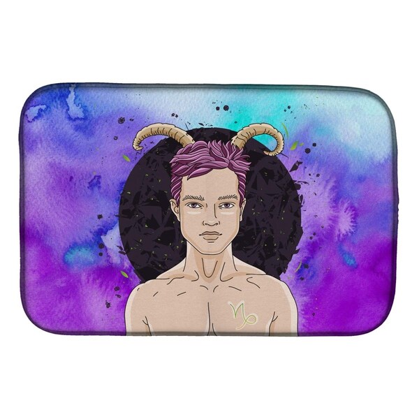 Carolines Treasures Capricorn Zodiac Sign Dish Drying Mat - BB7326DDM