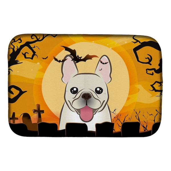 Carolines Treasures Halloween French Bulldog Dish Drying Mat - BB1796DDM