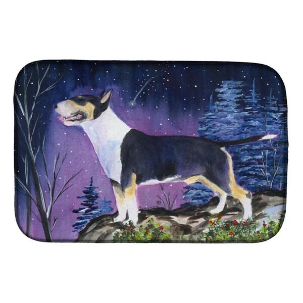 Carolines Treasures Bull Terrier Dish Drying Mat - SS8344DDM