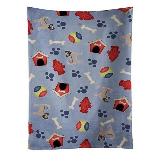 Carolines Treasures Dog House Collection Longhair Black Tan Chihuahua Kitchen Towel - BB4061KTWL