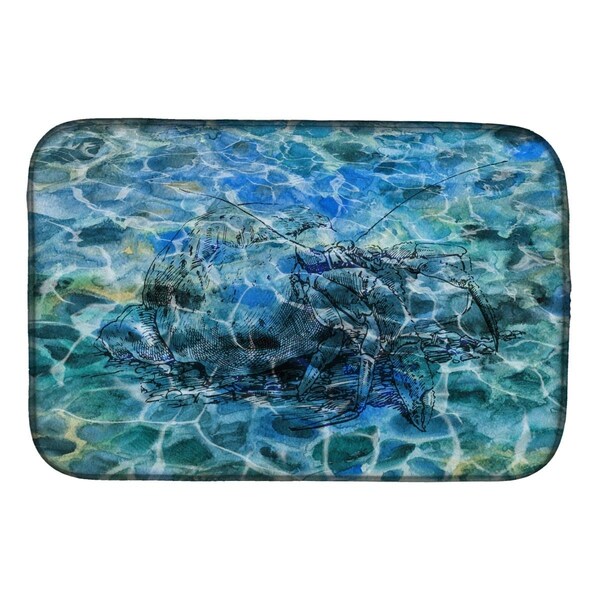 Carolines Treasures Hermit Crab Under Water Dish Drying Mat - BB5361DDM