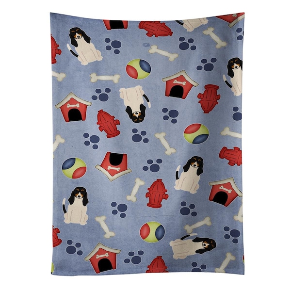 Carolines Treasures Dog House Collection Swiss Hound Kitchen Towel - BB2657KTWL