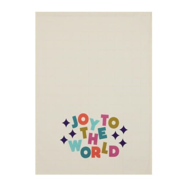 Peking Handicraft 18 x 25 in. Joy to the World Kitchen Towel, 4PK - 04EO179C