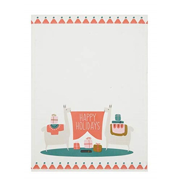 Tarifa 25 in. Presents From Peru Kitchen Towel, White, 4PK - TA3678868