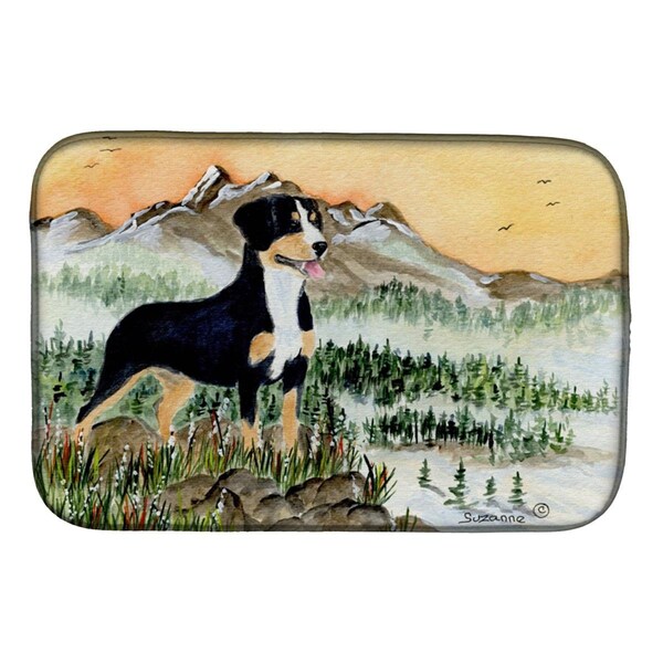 Carolines Treasures Entlebucher Mountain Dog Dish Drying Mat - SS8119DDM