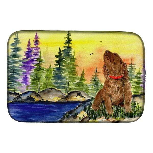 Carolines Treasures American Water Spaniel Dish Drying Mat - SS8509DDM