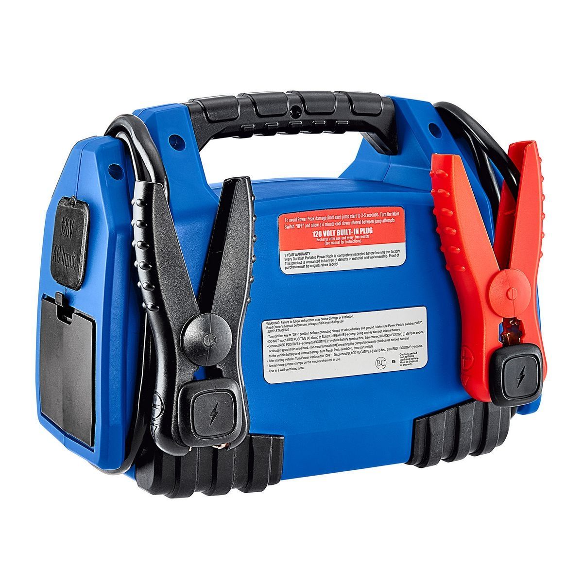 Arrancador de batería portátil de automóvil Cen-Tech con pico de 750 amperios y paquete de energía - 57209