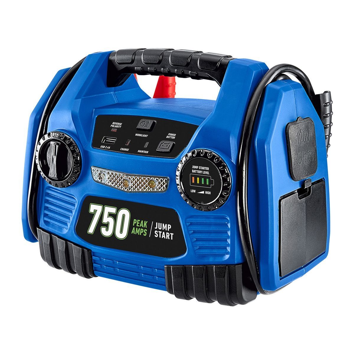 Arrancador de batería portátil de automóvil Cen-Tech con pico de 750 amperios y paquete de energía - 57209